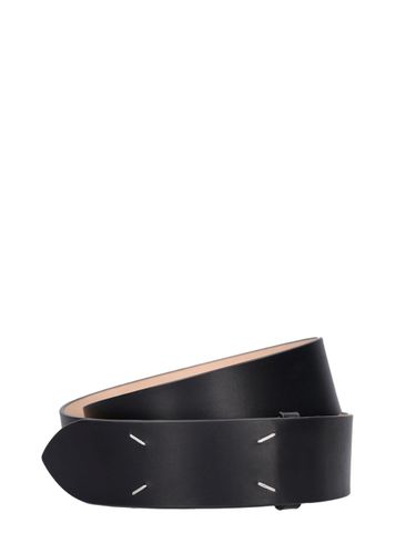 Mm Leather Belt - MAISON MARGIELA - Modalova