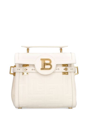 Narbledertasche Mit Monogramm „bbuzz 23“ - BALMAIN - Modalova