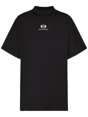 Unity Vintage Cotton Jersey T-shirt - BALENCIAGA - Modalova