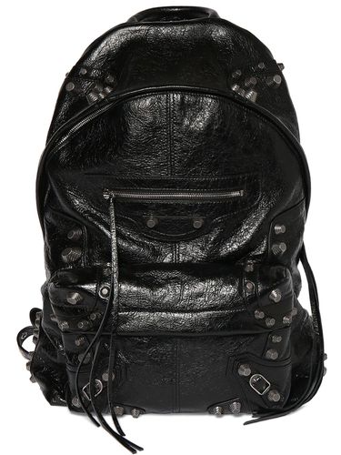 Cagole Leather Backpack - BALENCIAGA - Modalova