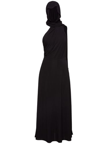 Hooded Jersey Midi Dress - MAGDA BUTRYM - Modalova