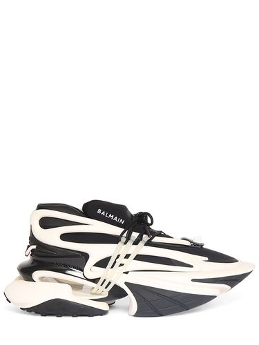 Unicorn Neoprene & Leather Sneakers - BALMAIN - Modalova