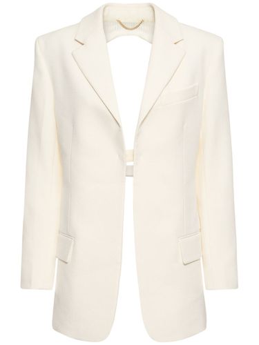 Lvr Exclusive Open Back Crepe Jacket - VICTORIA BECKHAM - Modalova