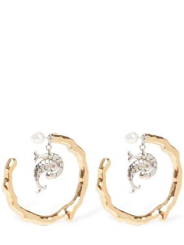 Coral Hoop Earrings - PUCCI - Modalova