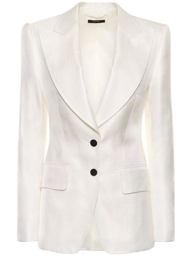 Lvr Exclusive Satin Single Breast Blazer - TOM FORD - Modalova