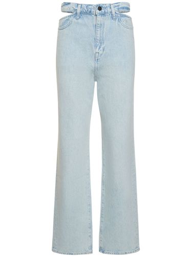 Ms. Stone High Rise Denim Straight Jeans - TRIARCHY - Modalova