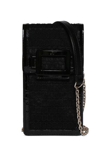 Belle Vivier Leather Phone Holder - ROGER VIVIER - Modalova