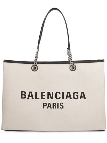 Large Duty Free Cotton Blend Tote Bag - BALENCIAGA - Modalova