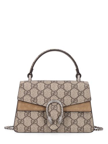 Super Mini Canvas Shoulder Bag - GUCCI - Modalova