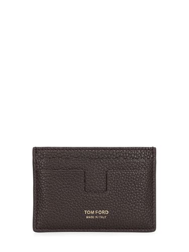 Soft Grain Leather Card Holder - TOM FORD - Modalova