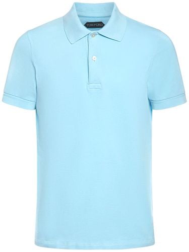 Polo De Algodón Piqué - TOM FORD - Modalova