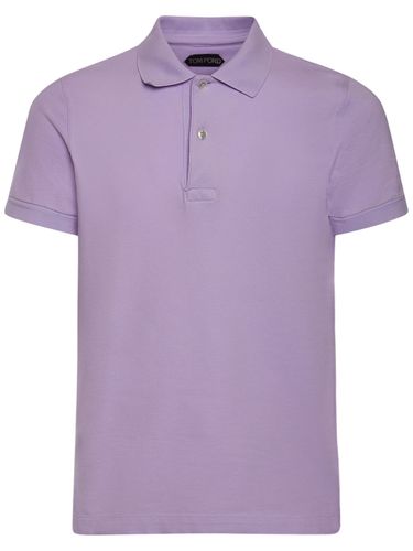 Polo De Algodón Piqué - TOM FORD - Modalova