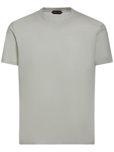 Cotton Blend Crewneck T-shirt - TOM FORD - Modalova