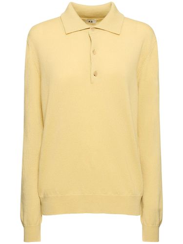 Niccolò Cashmere Polo Shirt - ANNAGRETA - Modalova