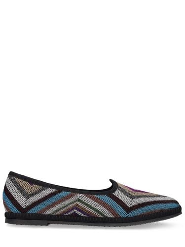 Mm Flache Schuhe Mit Lurex „raschel“ - MISSONI - Modalova