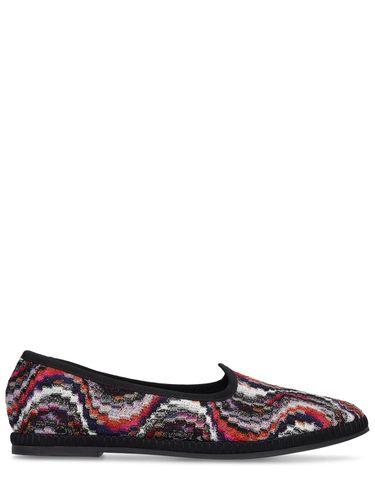 Mm Raschel Lurex Flat Shoes - MISSONI - Modalova