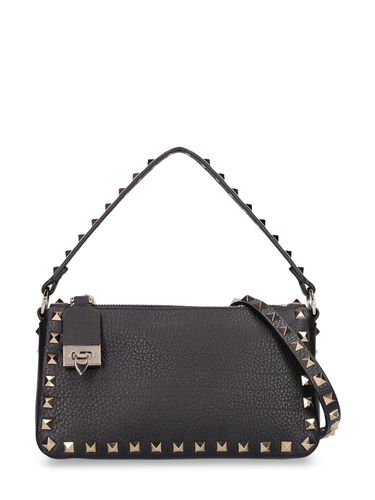 Small Rockstud Leather Shoulder Bag - VALENTINO GARAVANI - Modalova