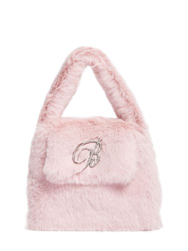 Logo Plush Top Handle Bag - BLUMARINE - Modalova