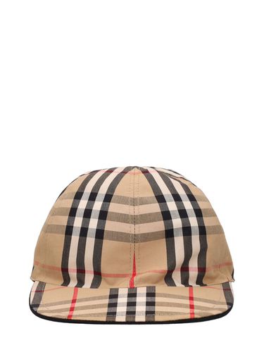 Gorra De Algodón Estampada - BURBERRY - Modalova