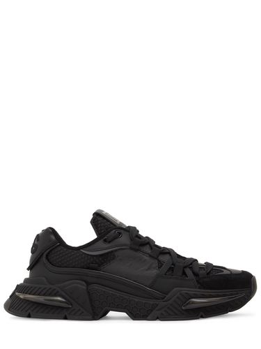 Airmaster Leather & Tech Sneakers - DOLCE & GABBANA - Modalova