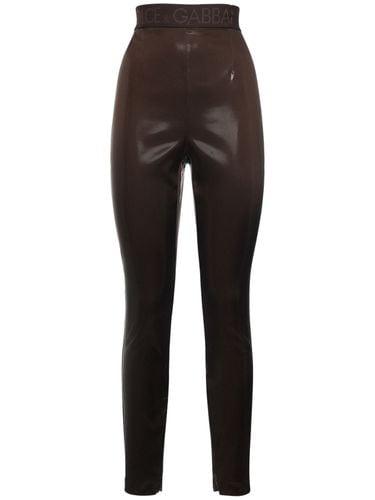 Leggings Lamé - DOLCE & GABBANA - Modalova