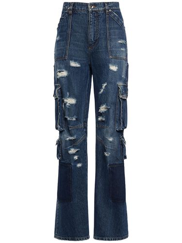 Jeans Cargo Con Logo - DOLCE & GABBANA - Modalova