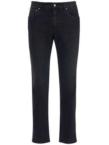 Jeans In Denim Washed Stretch - DOLCE & GABBANA - Modalova