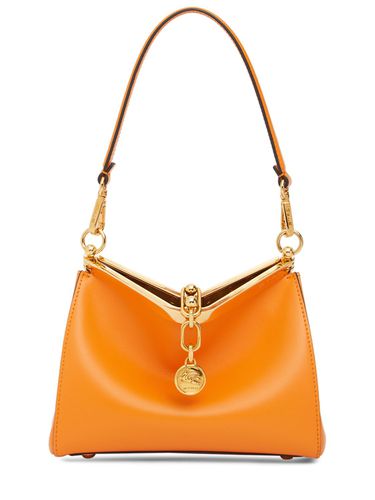 Small Vela Leather Shoulder Bag - ETRO - Modalova