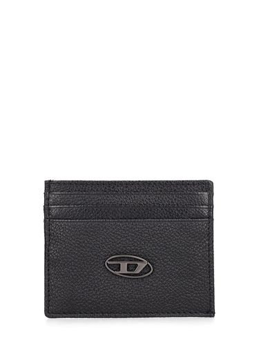 Oval-d Leather Card Holder - DIESEL - Modalova