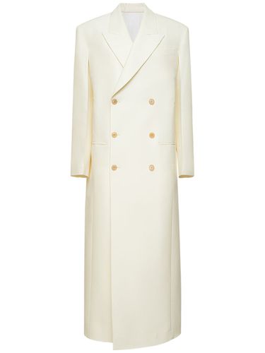 Catena Wool & Silk Twill Long Coat - THE ROW - Modalova