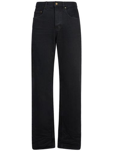 Baggy Cotton Denim Jeans - SAINT LAURENT - Modalova