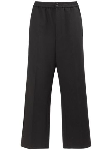 Wool Blend Straight Pants - AMI PARIS - Modalova