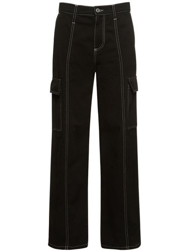 Straight Cotton Cargo Pants - PHILOSOPHY DI LORENZO SERAFINI - Modalova