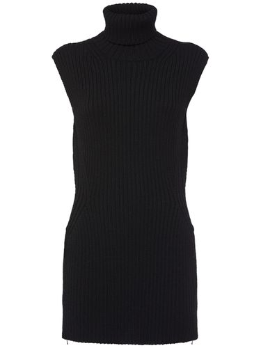 Aldina Rib Knit Wool Turtleneck Vest - MAX MARA - Modalova