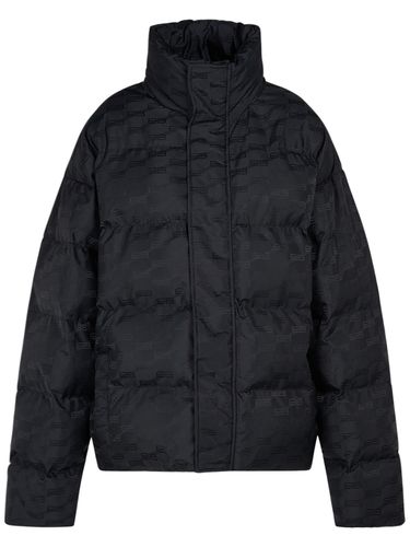 Monogram Jacquard Nylon Puffer Jacket - BALENCIAGA - Modalova