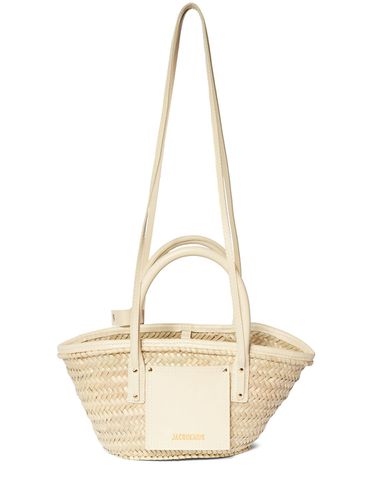 Le Petit Panier Soli Raffia Leather Bag - JACQUEMUS - Modalova