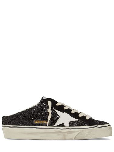 Mm Hohe Sabot-sneakers Mit Glitzer „super-star“ - GOLDEN GOOSE - Modalova