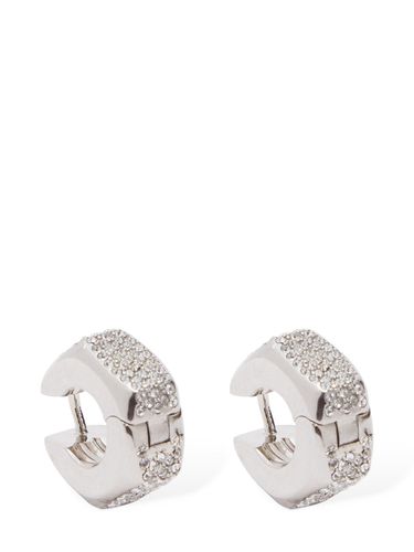 Bulk Crystal Hoop Earrings - VERSACE - Modalova