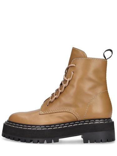 Stivaletti Combat Lug Sole In Pelle 30mm - PROENZA SCHOULER - Modalova