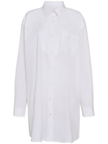 Camicia Oversize In Popeline Di Cotone - MAISON MARGIELA - Modalova