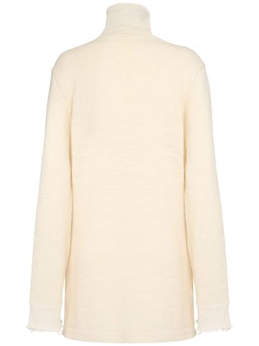 Sweater Aus Wollstrick Mit Rollkragen - MAISON MARGIELA - Modalova