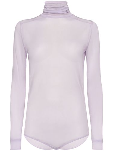 Viscose Jersey L/s Turtleneck Bodysuit - MAISON MARGIELA - Modalova