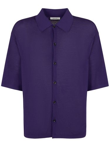 Cotton Knit S/s Polo Shirt - LEMAIRE - Modalova