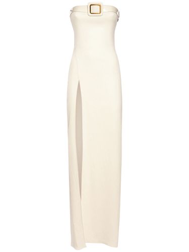 Strapless Viscose Maxi Dress W/ Slit - TOM FORD - Modalova