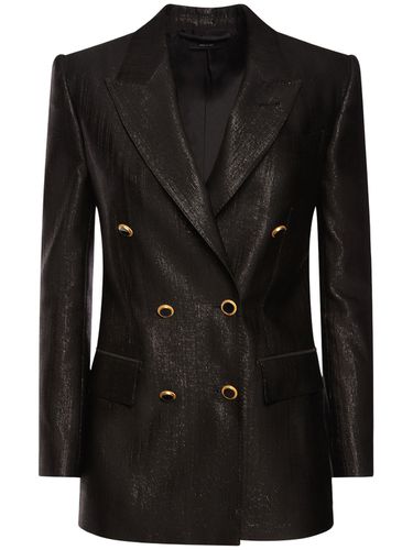 Lurex Wool Blend Jacket - TOM FORD - Modalova