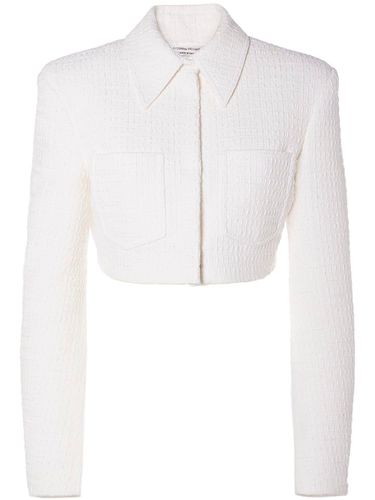 Cropped Tweed Blazer - ALESSANDRO VIGILANTE - Modalova