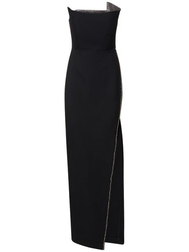 Strapless Wool & Silk Maxi Dress - ROLAND MOURET - Modalova