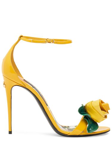 Mm Keira Patent Leather Sandals - DOLCE & GABBANA - Modalova