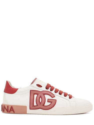 Classic Leather Low Top Sneakers - DOLCE & GABBANA - Modalova