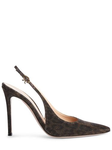 Mm Ribbon Canvas Slingback Pumps - GIANVITO ROSSI - Modalova